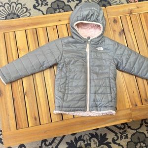 Winter north face reversible puffer jacket